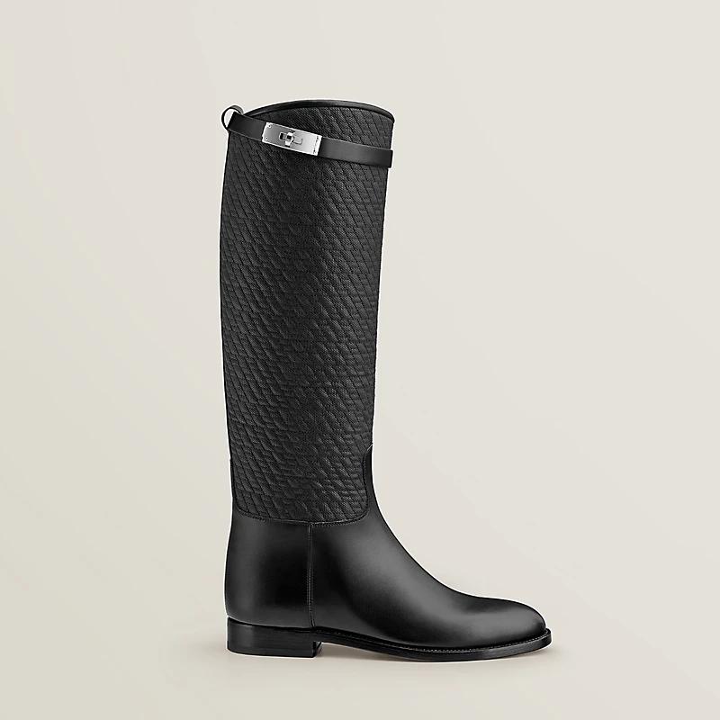 Giày Hermes Jumping Boot Nữ Đen